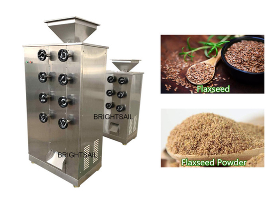 آلة طحن مسحوق الغذاء ISO 50 إلى 500 كجم لكل ساعة معالجة بذور الكتان