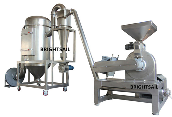 مطحنة الحبوب الرطبة والجافة 500 كجم / ساعة من Brightsail آلة طحن الحبوب الصغيرة