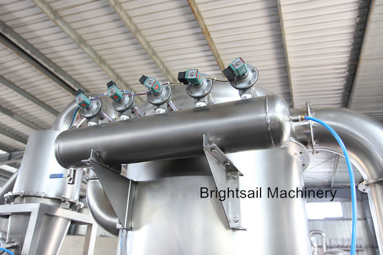 آلة تكسير جزيئات المطاط من الفولاذ المقاوم للصدأ SUS304 2500 Mesh 100 - 4000 Kg/H