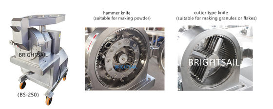 SUS مسحوق كيميائي مطحنة مطحنة صغيرة مختبر مطحنة مطحنة مطحنة مطحنة مسحوق كيميائي طحن آلة من Brightlsail مع CE