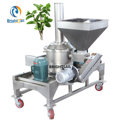 مطحنة الأعشاب الكهربائية SS304 1800kg / H للمواد الكيميائية