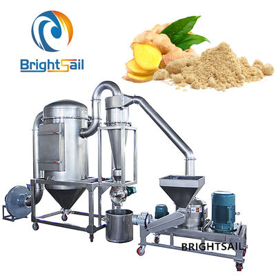 60mesh 10-1000kg / Hr مسحوق الزنجبيل ماكينة